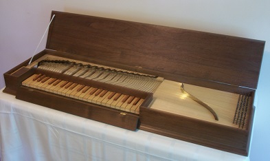 17th-century double-fretted clavichord