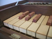 Detail of short octave