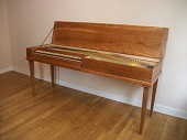 Friederici clavichord in figured cherry